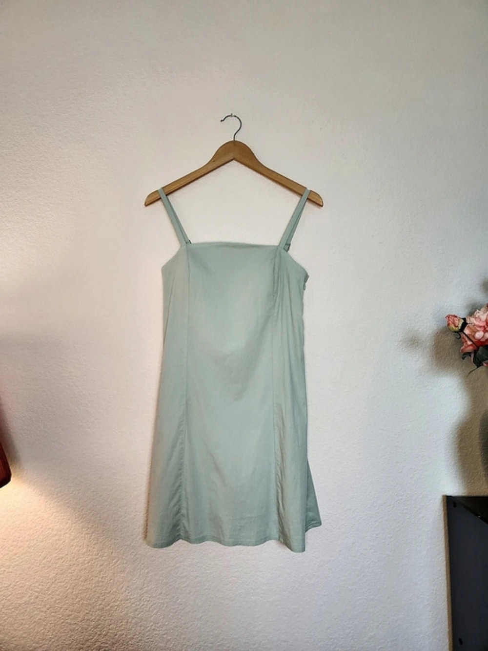 NWT Abercrombie & Fitch Sage Green Mini Dress w/ Built-In Shorts Large